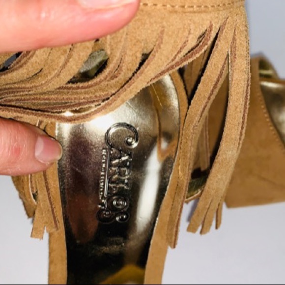 Carlos by Carlos Santana Fringe Sandals Sz 6 - Picture 12 of 12